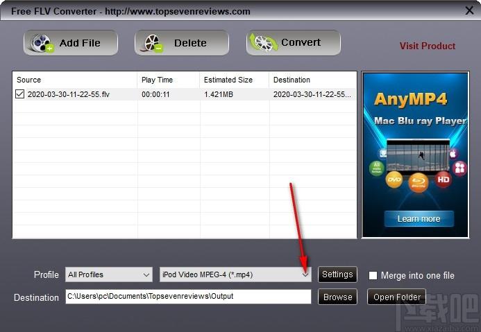 FLV to MP4 Converter下载,FLV转MP4工具,FLV转MP4