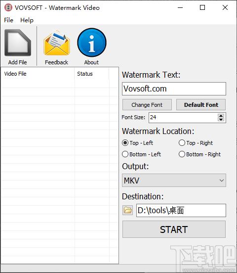 Vov Watermark Video下载,视频加水印工具,视频处理,加水印软件