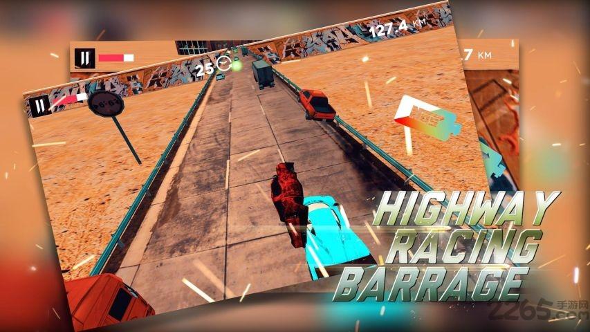 混乱公路3d破解版下载,混乱公路3d,赛车游戏,竞速游戏